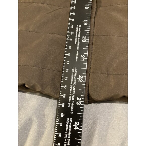 Lauren Ralph Lauren Women Reversible Vest LP L Petite Brown Knit Quilted Riding - Picture 13 of 15